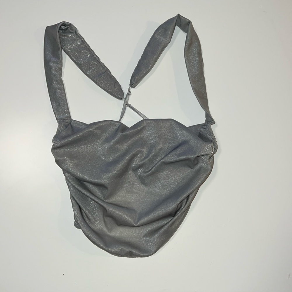Urban Outfitters Silver Corset